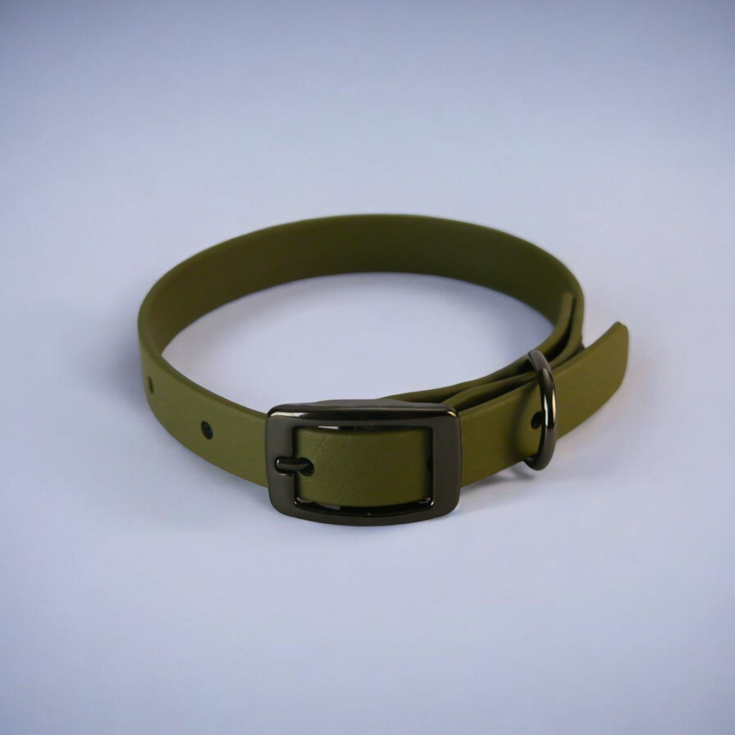Biothane® buckle collar - Olive Green