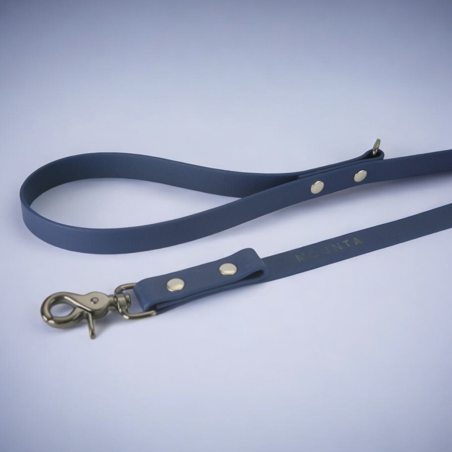 Guinzaglio a sgancio rapido in Biothane® - Blu navy