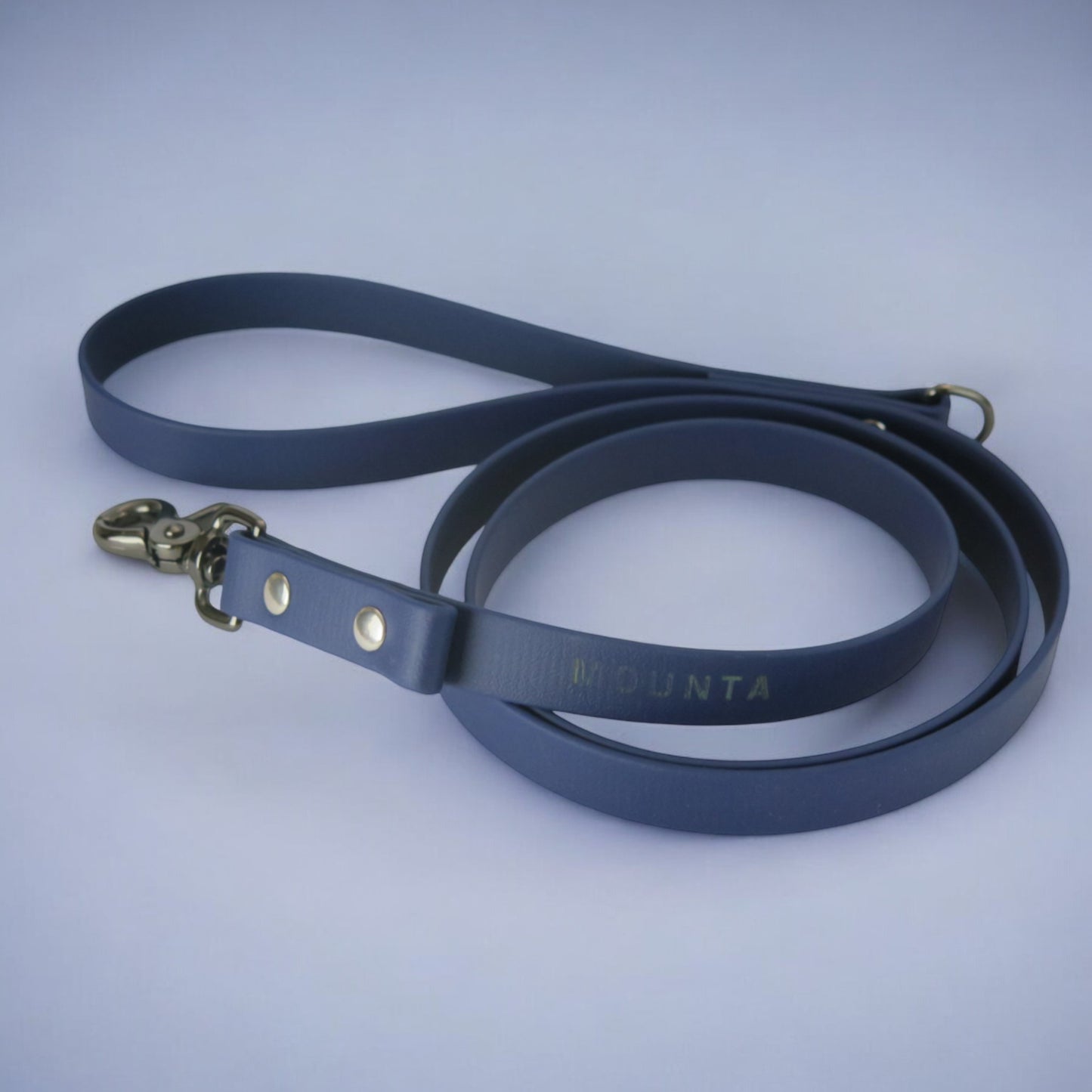 Guinzaglio a sgancio rapido in Biothane® - Blu navy