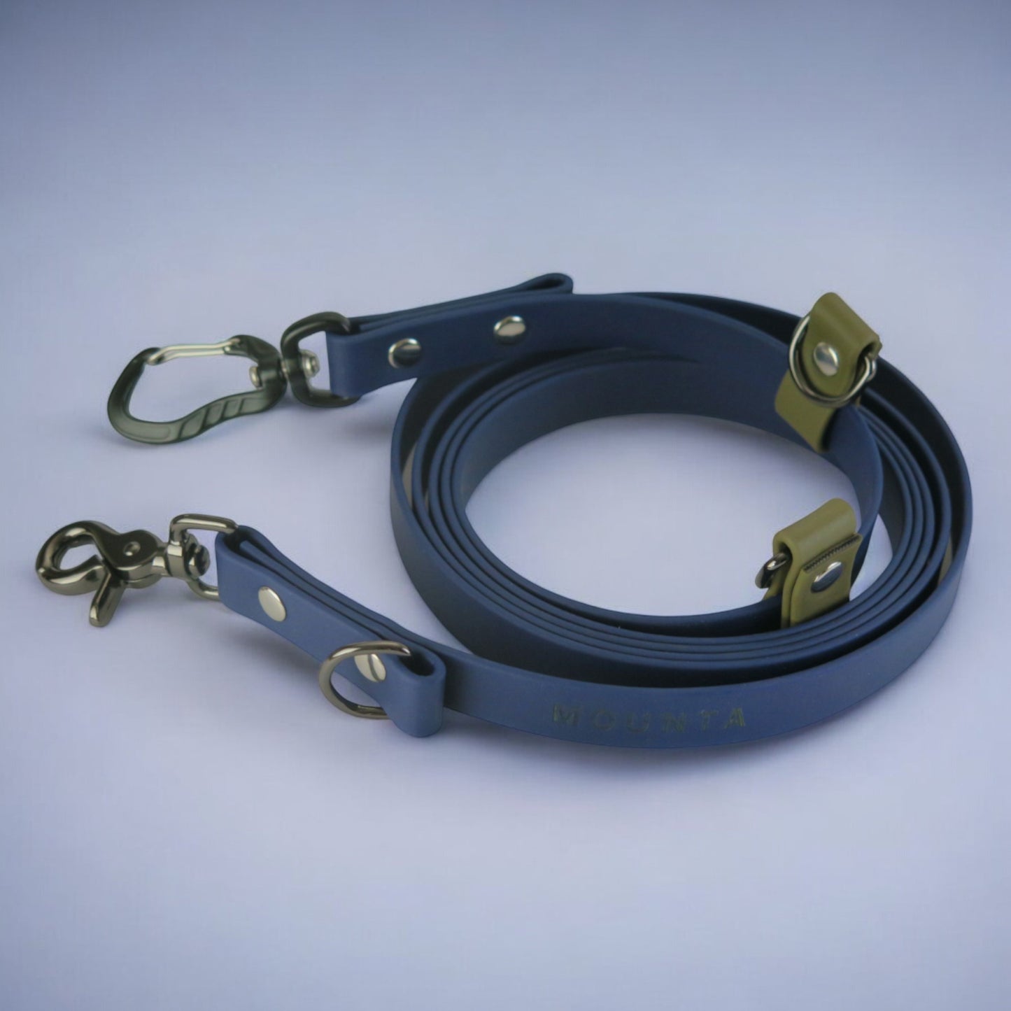 Biothane® multifunctional sport leash - Navy Blue