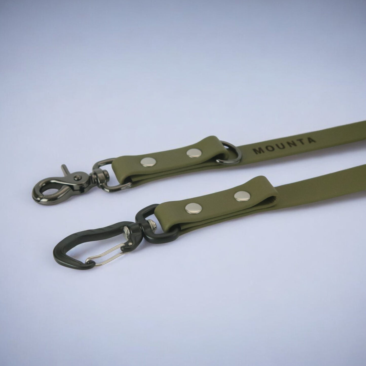 Biothane® multifunctional sport leash - Olive Green