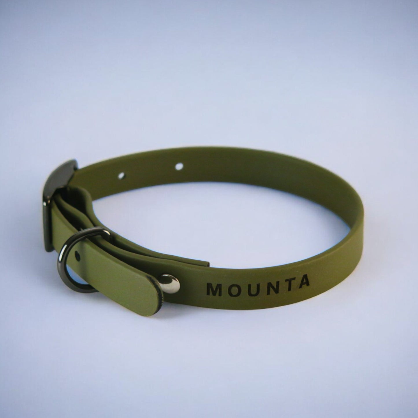Biothane® buckle collar - Olive Green