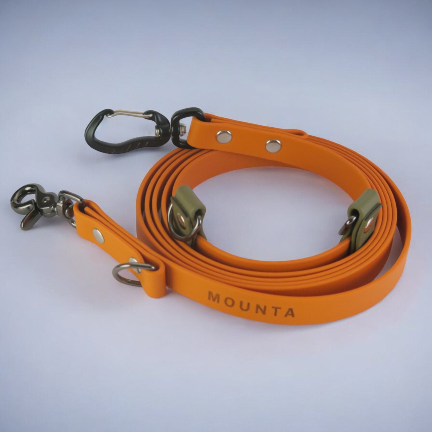 Biothane® multifunctional sport leash - Orange